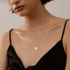 Momlovu Heart Initial Necklaces For Women Girls-14K Gold Layered Tiny Initial Letter Necklaces For Girls, Valentines Day, Birthday Gift, Christmas Gift Jewelry Gifts For Girls Her -Xmas Mart Sales 61jDJJwamL. AC UL1500
