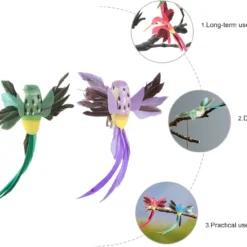 GANAZONO Fake Hummingbird 12PCS Artificial Hummingbird Fake Decorative Bird Figurine Statue For DIY Crafts Garden Yard Holiday Christmas Ceiling Ornament Decoration Simulated Birds 15 GANAZONO Fake Hummingbird 12PCS Artificial Hummingbird Fake Decorative Bird Figurine Statue For DIY Crafts Garden Yard Holiday Christmas Ceiling Ornament Decoration Simulated Birds -Xmas Mart Sales 61juwOrQjJL. AC SL1500