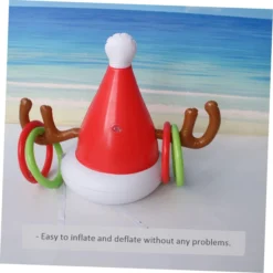 MUSISALY Inflatable Antler Hat Ferrule Inflatables Santa Claus Hat For Nativity Toys For Reindeer Antler Inflatable Christmas Toys Inflatable Toss Game Target Rings PVC -Xmas Mart Sales 61kD48MfpjL. AC SL1242