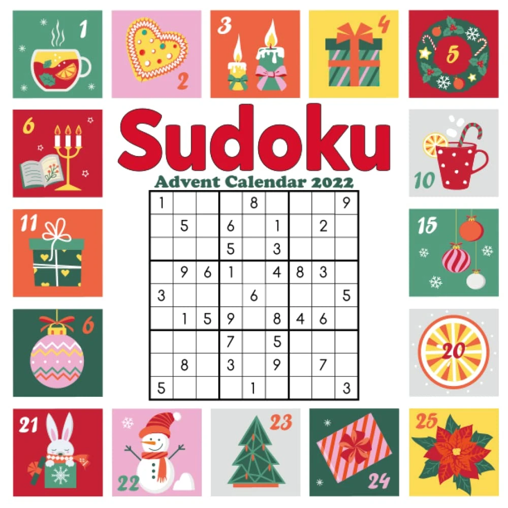 Advent Calendar Sudoku 2022: Large Print Sudoku Puzzle Book For Adults & Seniors | Christmas Sudoku Puzzles Gift Ideas For Women And Men | Merry Christmas Puzzle Book For Adults Paperback – Large Print, December 1, 2022 3 Advent Calendar Sudoku 2022: Large Print Sudoku Puzzle Book For Adults & Seniors | Christmas Sudoku Puzzles Gift Ideas For Women And Men | Merry Christmas Puzzle Book For Adults Paperback – Large Print, December 1, 2022