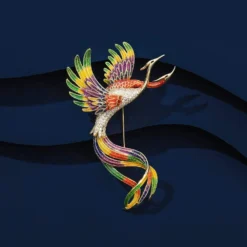 Enamel Gradient Color Phoenix Brooch Fashion Clothing Broches & Pins Jewelry Christmas Gift -Xmas Mart Sales 61kgZXxXnoL. AC UL1000