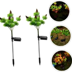 DOITOOL 2pcs Christmas Lights Solar Landscape Lights Holiday Lawn Lights Christmas Lawn Stake Lamp Outdoor Decoration Light For Outside Patio Christmas Lights Outdoor LED Lamp Solar Lamp -Xmas Mart Sales 61l7XhMXJrL. AC SL1265