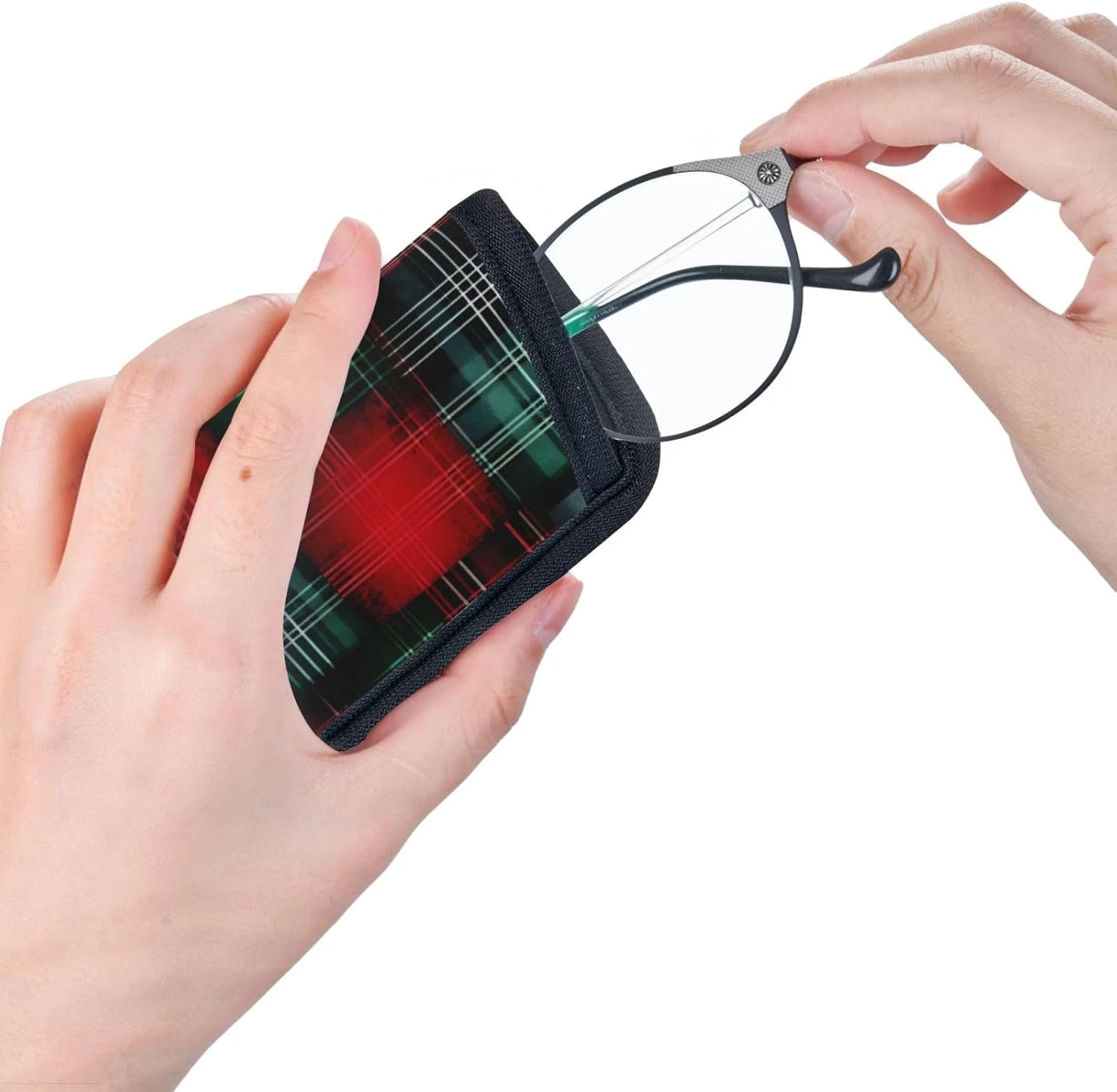 VALFIM Christmas Present Eyeglasses Case, Portable Neoprene Soft Sunglasses Case, Universal Eyeglasses Bag For Men And Women 6 VALFIM Christmas Present Eyeglasses Case, Portable Neoprene Soft Sunglasses Case, Universal Eyeglasses Bag For Men And Women - Image 4