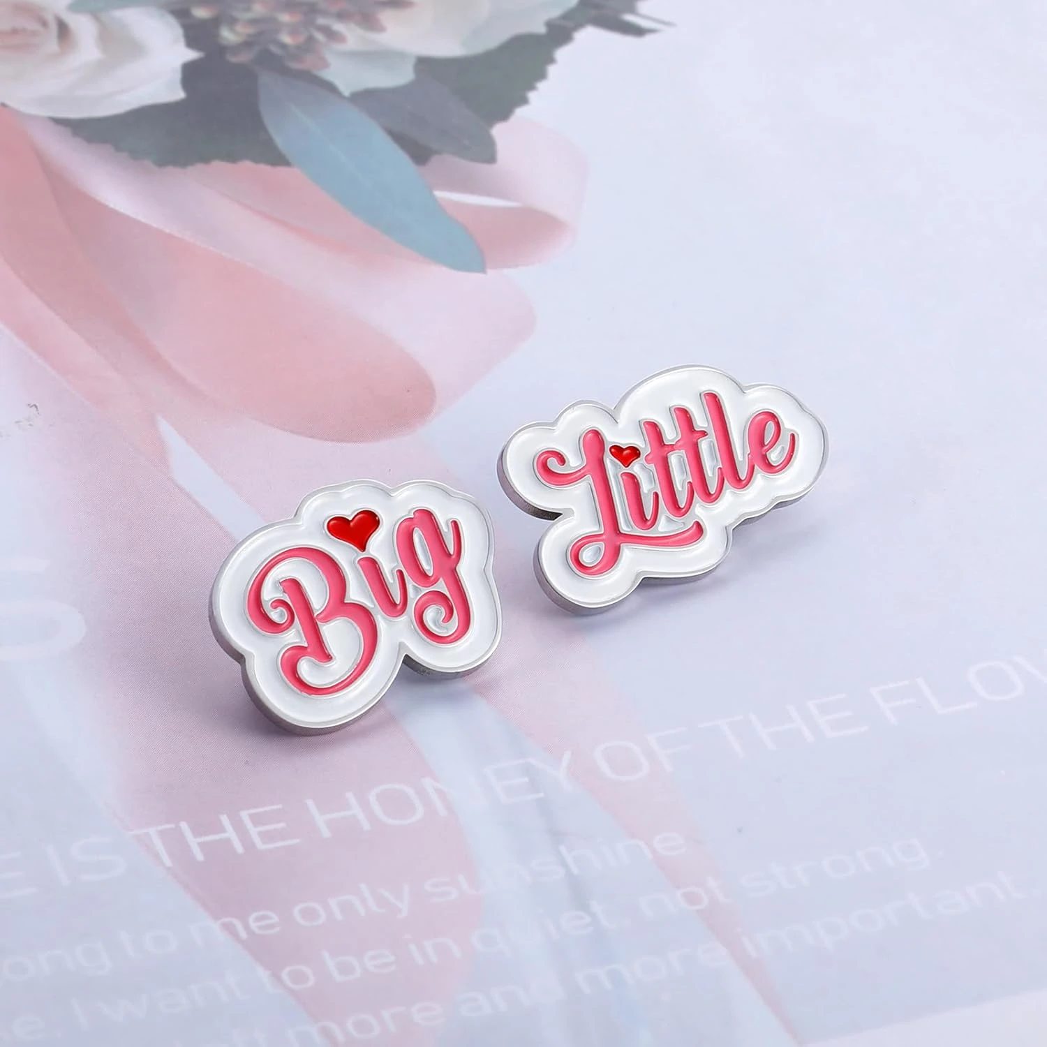 2 Pcs Sorority Big Little Gifts Big Little Sorority Brooch Pin Gifts Thank You Appreciation Gifts For Big Alpha Phi Off To College Gifts For Little Her Phi Mu Alpha Xi Delta Gifts Birthday Christmas 5 2 Pcs Sorority Big Little Gifts Big Little Sorority Brooch Pin Gifts Thank You Appreciation Gifts For Big Alpha Phi Off To College Gifts For Little Her Phi Mu Alpha Xi Delta Gifts Birthday Christmas - Image 3