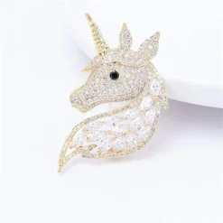 Rhinestone Unicorn Brooch For Women Girls Unisex Fashion Dainty Crystal CZ Golden Cute Animal Horse Brooch Lapel Pin Dress Suit Accessories Christmas Birthday Mother's Day Jewelry Gift 10 Rhinestone Unicorn Brooch For Women Girls Unisex Fashion Dainty Crystal CZ Golden Cute Animal Horse Brooch Lapel Pin Dress Suit Accessories Christmas Birthday Mother's Day Jewelry Gift -Xmas Mart Sales 61ma95RZ32L. AC UL1000