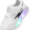 PATPAT Toddler Shoes Kid Shoes With LED Light Up Shoes Shiny Toddler Sneakers Girl Shoes Light Up Shoes For Girls Boys For Christmas Birthday Children Show Gift -Xmas Mart Sales 61mnhyGLDIL. AC UL1500