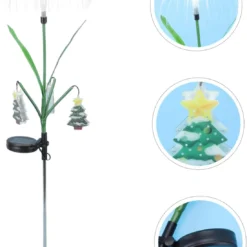 Abaodam 1pc Floor Lamp Christmas Lawn Decorations Solar Power Flower Lights Solar Powered Wall Lights Pine Tree Decor Outdoor Garden Lamps Stainless Steel Flashing Christmas Lights Elder 12 Abaodam 1pc Floor Lamp Christmas Lawn Decorations Solar Power Flower Lights Solar Powered Wall Lights Pine Tree Decor Outdoor Garden Lamps Stainless Steel Flashing Christmas Lights Elder -Xmas Mart Sales 61nMCD1wyCL. AC SL1500