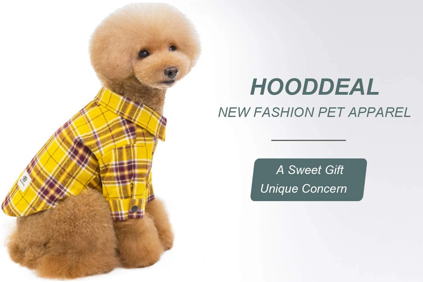 HOODDEAL Dog Shirts Lovely Cozy Striped Plaid Cotton Pet Clothes Breathable Strechy Christmas Costumes For Puppy Cat (L, Yellow) 8 HOODDEAL Dog Shirts Lovely Cozy Striped Plaid Cotton Pet Clothes Breathable Strechy Christmas Costumes For Puppy Cat (L, Yellow) - Image 6