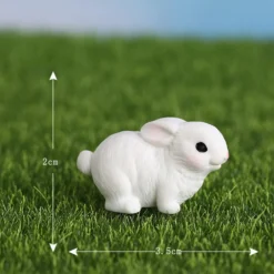 BLAPNK 10pcs Mini Rabbit Animal Figures Toy Easter Egg Cake Toppers, Miniature Rabbit Figurines Fairy Garden Moss Landscape DIY Terrarium Crafts Ornament, Cake Decoration Christmas Birthday Gift -Xmas Mart Sales 61nki6EFGwL. AC SL1001