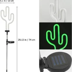 PAREKS Solar Cactus Garden Lights, Outdoor Neon Lights, Stake Lamp, Landscape Light, LED Lights Waterproof Path Lighting For Christmas Yard Lawn Patio Walkway Driveway Sidewalk Christmas Decor(1PCS) 15 PAREKS Solar Cactus Garden Lights, Outdoor Neon Lights, Stake Lamp, Landscape Light, LED Lights Waterproof Path Lighting For Christmas Yard Lawn Patio Walkway Driveway Sidewalk Christmas Decor(1PCS) -Xmas Mart Sales 61o5cO KnWL. AC SL1500