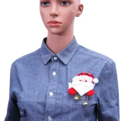 NUOBESTY Christmas Brooch Pin Set Led Light Up Christmas Pins Santa Claus Jewelry Pins Brooch Badge Holiday Light Up Toys -Xmas Mart Sales 61oWjGkA4CL. AC SL1202