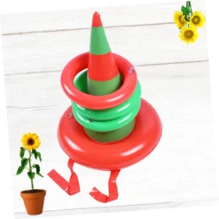 NOLITOY Inflatable Toss Game Inflatable Toy Outside Toy Indoor Playset Christmas Party Activity Outdoor Indoor Ring Hat Ring Toss Game Inflatable Toys Halloween Decorate Ring Toss -Xmas Mart Sales 61oyPuWNFML. AC SL1286