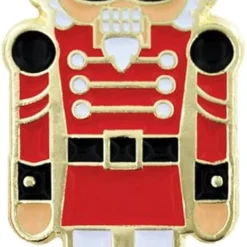 PinMart's Festive Nutcracker Holiday Christmas Enamel Lapel Pin