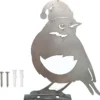Reagia Metal Bird Decoration With Christmas Hat, Robin Statue Metal Garden Birds Outdoor Decor Garden Bird Ornaments Perfect Robin Gifts For Garden, Trees, And Fences (Christmas Hat) -Xmas Mart Sales 61smS9AVxHL. AC SL1500