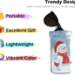 Glasses Pouch Eyeglasses Case - Christmas Snowman Santa Claus Squeeze Top Sunglasses Pouch Portable Anti-Scratch Eyeglasses Bag For Men Women 11 Glasses Pouch Eyeglasses Case - Christmas Snowman Santa Claus Squeeze Top Sunglasses Pouch Portable Anti-Scratch Eyeglasses Bag For Men Women -Xmas Mart Sales 61syD7vO4xL. AC UL1200