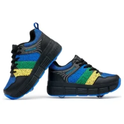 HOVERKICKES Kids Roller Shoes Sneakers With Wheels - Unisex-Child Footwear Wheeled Heel Shoe - Premium Sport Roller Skate Sneaker For Boys Girls Christmas Birthday Children Show Gift