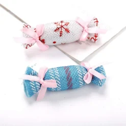 Amosfun 8Pcs Candy Dog Pet Toys Creative Cloth Candy Shaped Toys Interactive Pet Cat Chew Toys Kitten With Catnip Christmas Supplies For Pets Kittens Cats(Random Color) -Xmas Mart Sales 61v468ct59L. AC SL1005