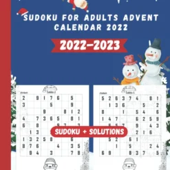 Sudoku For Adults Advent Calendar 2022: Logic Puzzle Book With 126 From Sudoku And Solutions, Puzzle Book Easy, Christmas Gifts Idea For Adults, Paperback – Large Print, December 3, 2022