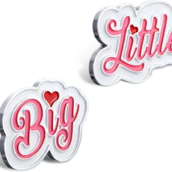 2 Pcs Sorority Big Little Gifts Big Little Sorority Brooch Pin Gifts Thank You Appreciation Gifts For Big Alpha Phi Off To College Gifts For Little Her Phi Mu Alpha Xi Delta Gifts Birthday Christmas