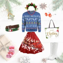 CELNEPHO Women's Fashion Knee High Boots, Round Toe Slim Chunky Mid Heel Platform Costume Mid Calf Go Go Boots For Christmas -Xmas Mart Sales 61wyJjK3AL. AC UL1001