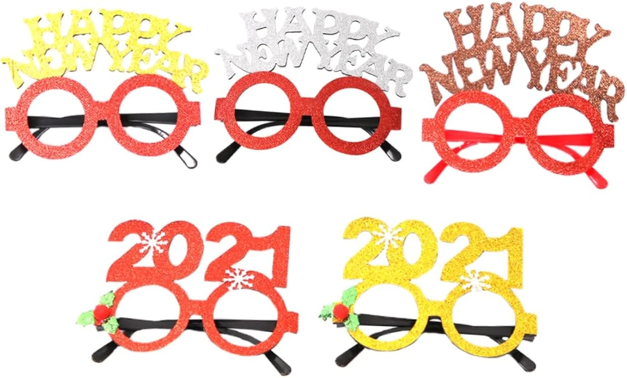Jojofuny 5pcs Christmas 2021 Cartoon Glasses Photo Gift Makeup Glasses Socks Gift 2021 New Year Eyeglasses New Years Glasses Xmas Bag Filler Gift Kids Glasses Frames Kids Cartoon Glasses 3 Jojofuny 5pcs Christmas 2021 Cartoon Glasses Photo Gift Makeup Glasses Socks Gift 2021 New Year Eyeglasses New Years Glasses Xmas Bag Filler Gift Kids Glasses Frames Kids Cartoon Glasses