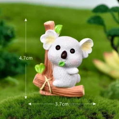 BLAPNK 5 Pcs Mini Koala Bear Animal Figures Toy Cake Toppers, Miniature Koala Figurines Fairy Garden Moss Landscape DIY Terrarium Crafts Ornament, Cake Decoration Christmas Birthday Gift Grey -Xmas Mart Sales 61zaqBOTUTL. AC SL1001