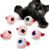 CiyvoLyeen Halloween Eyeball Catnip Toys Chew Bite Resistant Boredom Relief Teeth Cleaning Interactive Cat Toys Organic Catnip Filled Indoor Self Play Birthday Christmas Cat Lover Gift, Set Of 6 -Xmas Mart Sales 71 6yznZi9L. AC SL1500