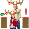 Christmas Inflatable Reindeer Antler Ring Toss Game - Christmas Party Games,Inflatable Reindeer Antler Hat With Rings -Xmas Mart Sales 710 UJMaaiL. AC SL1500