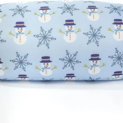 Mushy Pillows Microbead Squishy Roll Holiday Pillow - Winter Santa Christmas Holiday Themed