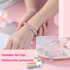 UPROMI Gifts For 6-12 Year Old Girl Unicorn Bracelet, Christmas Birthday Gifts For Daughter/Granddaughter/Niece -Xmas Mart Sales 7118iZu0k3L. AC UL1500