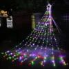 Outdoor Christmas Decorations Star String Lights, 317 LED 11.5 Ft Waterfall Tree Lights With 8 Memory Lighting Modes&Timer Christmas Star Lights For Yard Indoor, Festival, Party, Christmas Decorations -Xmas Mart Sales 711WBa6Y0BL. AC SL1000
