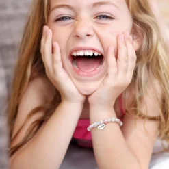 Sam & Molly Pink 𝐏𝐞𝐚𝐫𝐥 And Rhinestone Bracelet For Little Girls Granddaughter Daughter Niece Sweet Heart 𝐂𝐡𝐚𝐫𝐦 𝐁𝐫𝐚𝐜𝐞𝐥𝐞𝐭 For Girls Birthday Christmas Easter Gifts For Teen Girl -Xmas Mart Sales 711eocDTmFL. AC UL1500