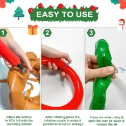 Christmas Inflatable Reindeer Antler Ring Toss Game - Christmas Party Games,Inflatable Reindeer Antler Hat With Rings -Xmas Mart Sales 711uikyr3iL. AC SL1500