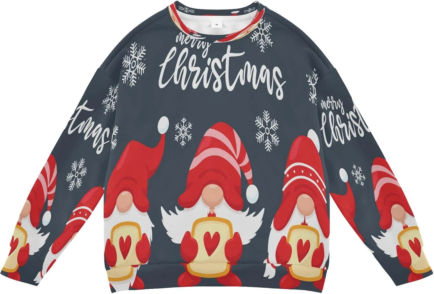 Christmas Gnomes Red Hearts Boy Girl Sweatshirt Crewneck Pullover Sweater Toddler Long Sleeve Fall Winter Clothes 3 Christmas Gnomes Red Hearts Boy Girl Sweatshirt Crewneck Pullover Sweater Toddler Long Sleeve Fall Winter Clothes