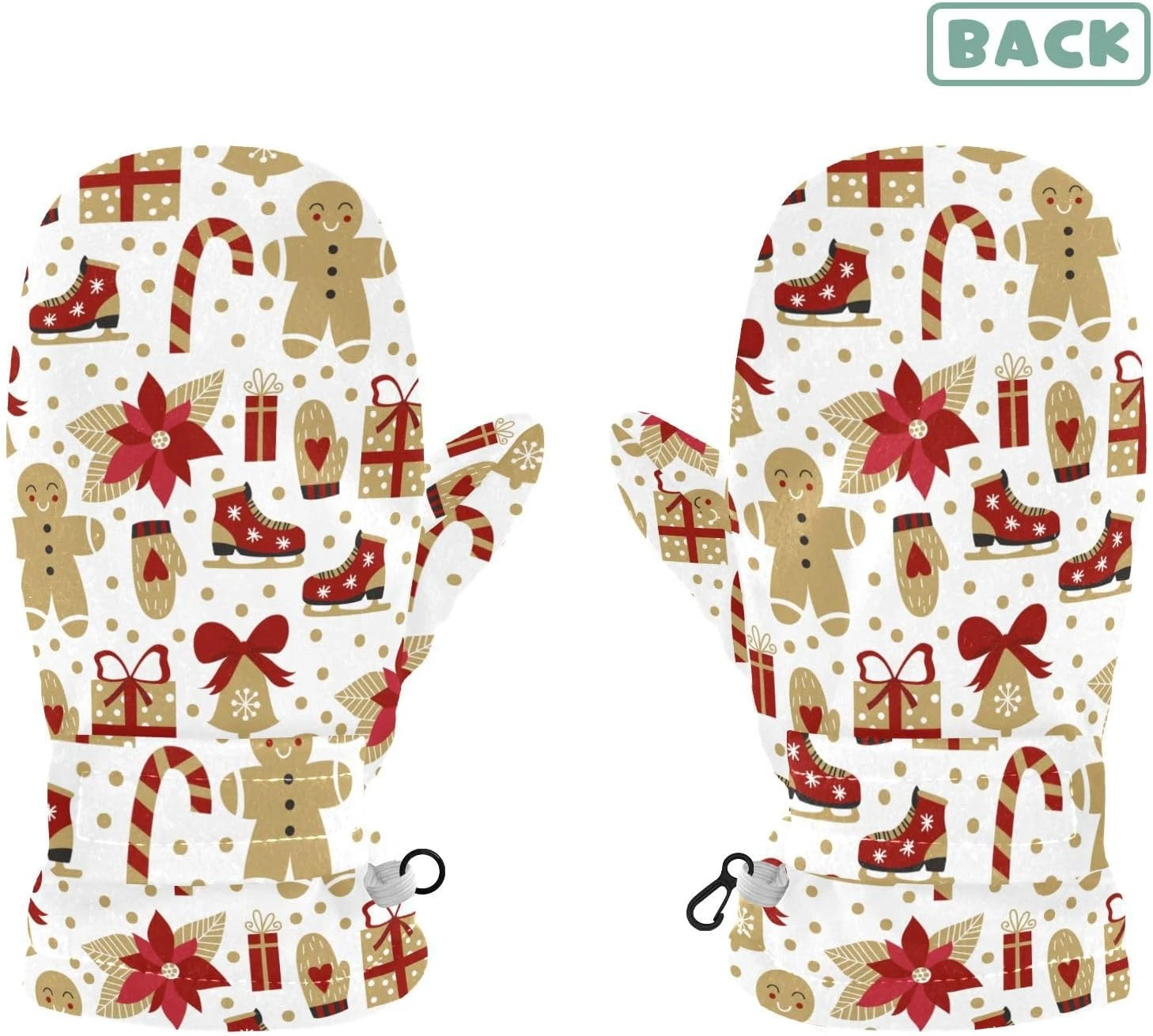 Beeplus Christmas Tree20 Snow Mittens Ski Gloves Unisex Winter Skiing Mittens Toddlers Winter Gloves For Toddler Babby Boys And Girls 4 Beeplus Christmas Tree20 Snow Mittens Ski Gloves Unisex Winter Skiing Mittens Toddlers Winter Gloves For Toddler Babby Boys And Girls - Image 2