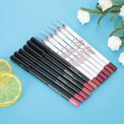 Waterproof Lip Liner, Precise Longer Christmas Makeup Slim Lip Pencil, 12 Colors Matte Lip Liner Set, For Holiday, Party, Going Out, Party -Xmas Mart Sales 714KVEfrteL. SL1500