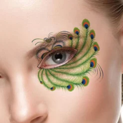 24pcs Eye Temporary Tattoos Face Eyeshadow Makeup Stickers Eyeliner Decals For Halloween Carnival Christmas Masquerade Party -Xmas Mart Sales 714zIePCoWL. SL1500
