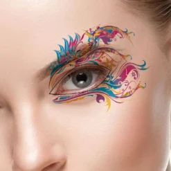 Eye Shadow Stickers Eyeliner Decals Butterfly Flowers Temporary Tattoo Face Eyeshadow Makeup Transfer Stickers For Women Girls Halloween Carnival Christmas Masquerade Party -Xmas Mart Sales 7154zIj3QxL. SL1500