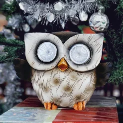 GENERIC Creative Owl Solar Energy Lamp Animal Sculpture Resin Ornaments Cute Owl Night Light Birthday Gift Christmas Decoration Strobe Lights For Room -Xmas Mart Sales 715RjXlnLnL. AC SL1500