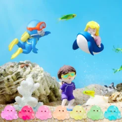 Hiawbon 35 Pcs Mini Resin Octopus Figurines Miniature Octopus Figures Micro Fairy Garden Landscape Aquarium Potted Plants Decoration DIY Charms For Christmas Birthday Party Gifts -Xmas Mart Sales 715e7vnJADL. AC SL1500