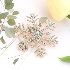 NVENF Christmas Brooch Pins Girls Xmas Elk Reindeer Pins Set Festive Holiday Snowflake Brooches For Woman Party Ornaments Christmas Gift -Xmas Mart Sales 716if8SH5L. AC UL1280