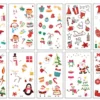 10 Sheets Christmas Temporary Tattoos For Childrens Tattoos,Kids Tattoos,Christmas Makeup Stickers For Children Party Waterproof Fake 3D Tattoos For Children's Gifts Xmas Holiday Party Favors (Xmas Luminous) -Xmas Mart Sales 716qkblPkiL. SL1425