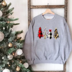 Barlver Women Christmas Fleece Sweaters Long Sleeve Fuzzy Sweatshirts Holiday Graphic Shirts -Xmas Mart Sales 718ubMHuahL. AC UL1270