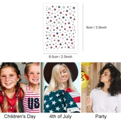 Small Temporary Tattoos Set 6 Sheets Kids Fake Face Stickers Star Flower Art Tattoos Kit Girls Women Boys Adult Teens Toddlers Patriotic Freckle Christmas Birthday Party Favor Supplies Gift 14 Small Temporary Tattoos Set 6 Sheets Kids Fake Face Stickers Star Flower Art Tattoos Kit Girls Women Boys Adult Teens Toddlers Patriotic Freckle Christmas Birthday Party Favor Supplies Gift -Xmas Mart Sales 718x56m13XS. SL1200