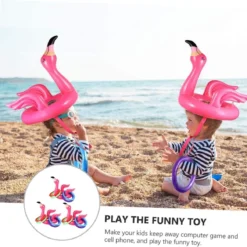 NOLITOY Toss Hoop Game 6 Sets Flamingo Ferrule Summer Rings Basketball Toys Christmas Toys Hoop Ring Toss Game Ring Toss Game Toy Kid Ring Toss Game Toy Flamingo Throwing Ring Toy -Xmas Mart Sales 71903Lbov1L. AC SL1245
