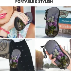 GENERIC Funny Christmas Moose Women Man Sunglasses Soft Case Sunglasses Case/Eyeglasses Box With Zipper And Hook For -Xmas Mart Sales 719zlPwR2XL. AC SL1500