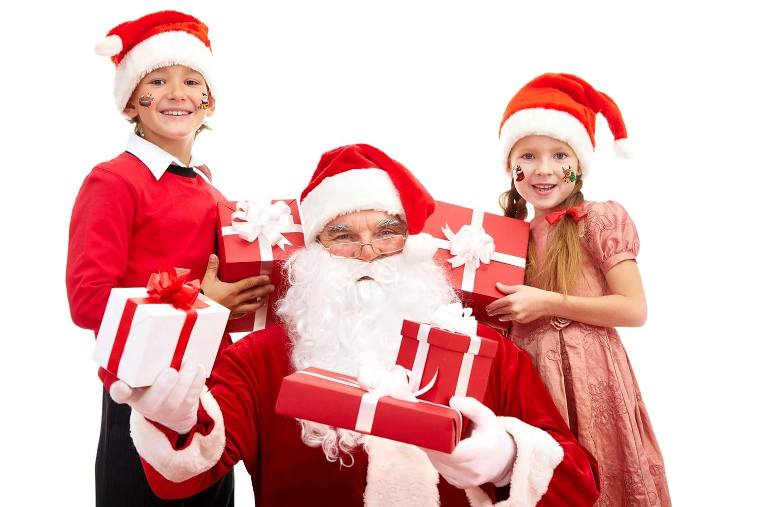 144 PCS Assorted Christmas Temporary Tattoos, Waterproof Body Face Stickers Birthday Stocking Stuffed Xmas Gifts Party Favors For Adults Kids, 72 Patterns 9 144 PCS Assorted Christmas Temporary Tattoos, Waterproof Body Face Stickers Birthday Stocking Stuffed Xmas Gifts Party Favors For Adults Kids, 72 Patterns - Image 7