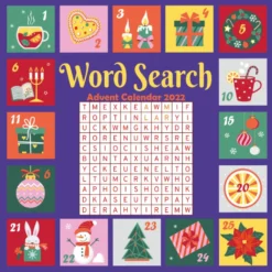 Advent Calendar Word Search 2022: Large Print Word Search Puzzle Book For Adults & Seniors | Christmas Word Search Puzzles Gift Ideas For Women And ... Holiday Activity Book For The Whole Family Paperback – Large Print, December 1, 2022