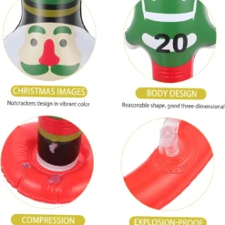 VANZACK 1 Set Toys For Outside Indoor Outdoor Ring Toy Cartoon Decorate Ferrule Nutcrackers Ring Toss Inflatable Nutcracker Christmas Parent-Child Christmas Toys Party Supplies -Xmas Mart Sales 71BlvQyQbWL. AC SL1500