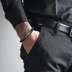 TOLOWOBK Inspirational Gifts For Men Morse Code Bracelets, Leather Bracelet For Mens Sobriety Gifts With Wallet Card, Unique Birthday Christmas Gifts For Him Men Dad Son Husband Black Cuff Bangle 12 TOLOWOBK Inspirational Gifts For Men Morse Code Bracelets, Leather Bracelet For Mens Sobriety Gifts With Wallet Card, Unique Birthday Christmas Gifts For Him Men Dad Son Husband Black Cuff Bangle -Xmas Mart Sales 71BshhNk2 L. AC UL1500